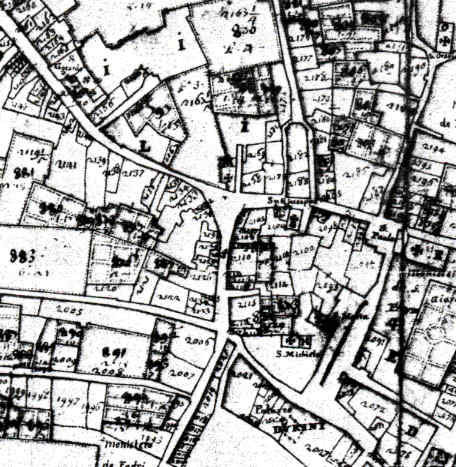 mappa del 1722