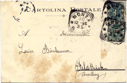 Novembre 1896. Inaugurazione dell'Ospitale