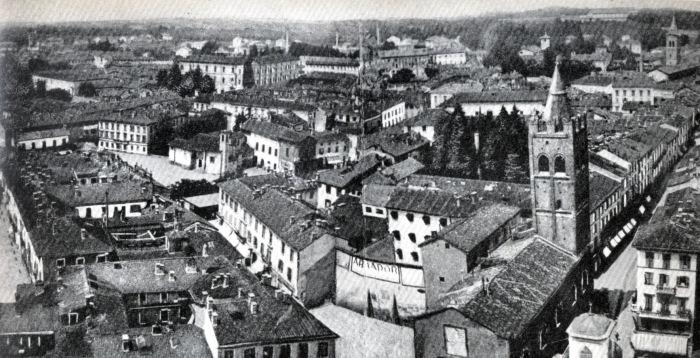 il progetto di chiusura del portico