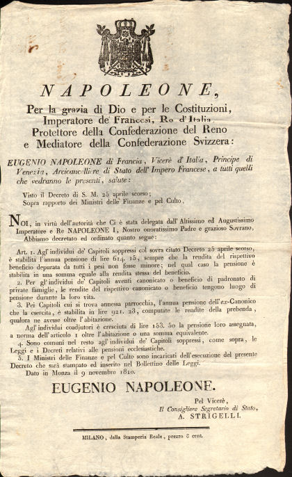 Eugenio de Beauharnais di Andrea Appiani
