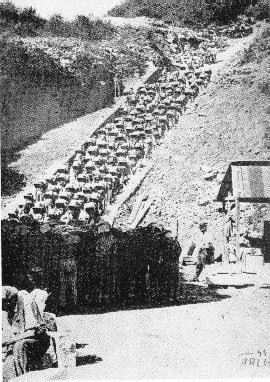 La scala della morte a Mauthausen