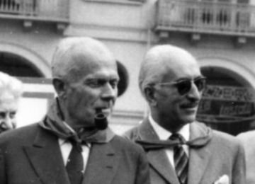 Sandro Pertini e Giovan Battista Stucchi nel 1961