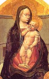 la madonna ed il bambino del trittico