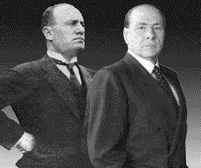 Mussolini e Berlusconi